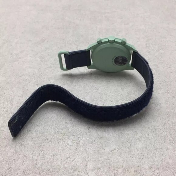 Authentic OMEGA X SWATCH Bioceramic MoonSwatch Mission to Earth Unisex Used - Picture 9 of 12